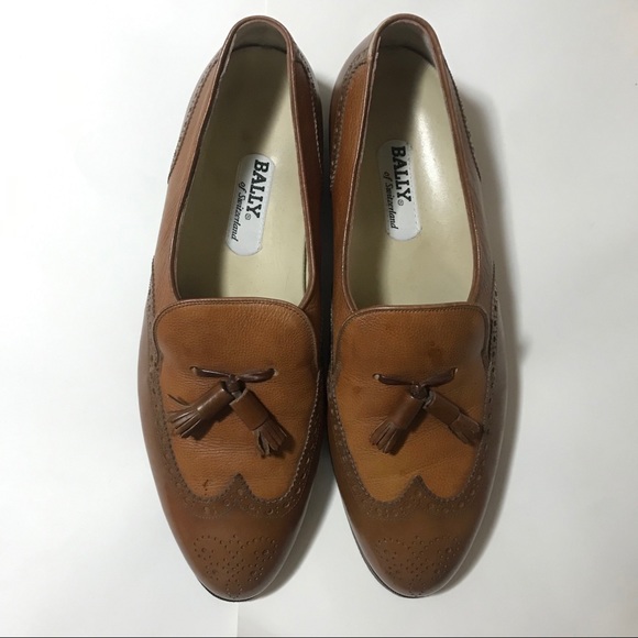 Bally Parawet Two-tone Brown Leather Loafer 12D - Picture 1 of 9